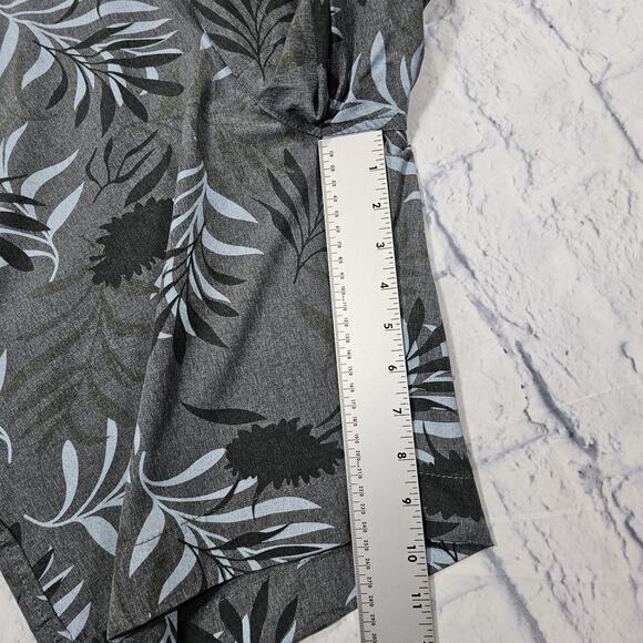 VTG VINTAGE 1946 MENS SIZE 38 Chino Shorts Gray Floral Performance Slash Pockets - Picture 5 of 11